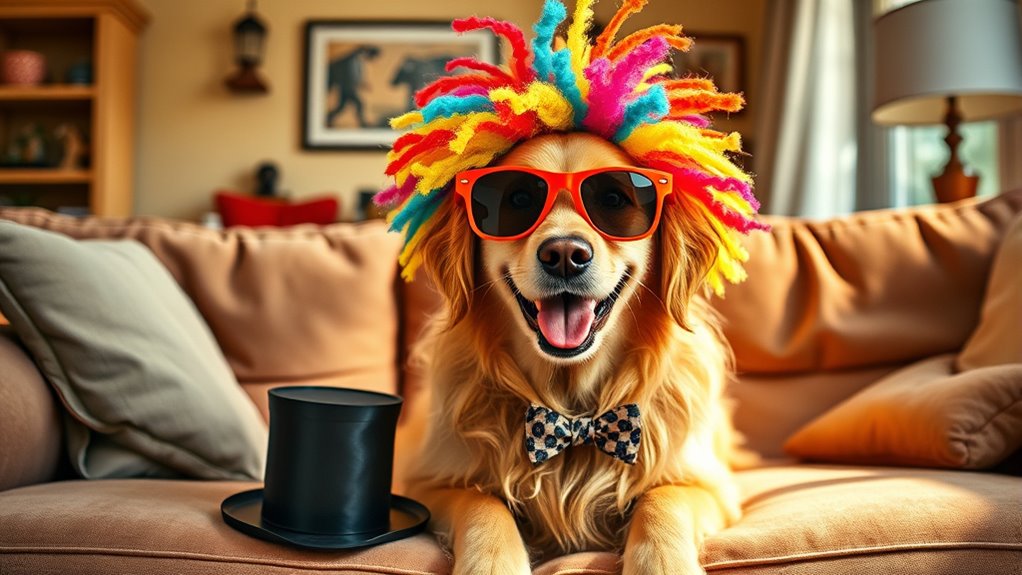 Lustige Hundekostüm-Accessoires