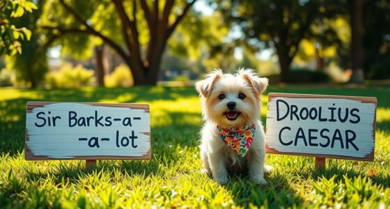 Lustige Hundename-Sammlung