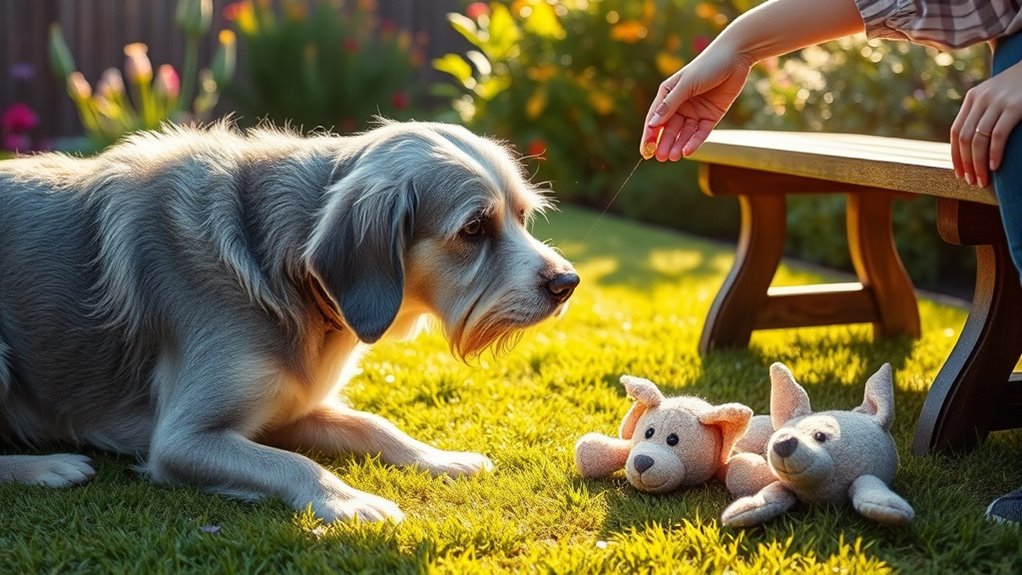 sanfte Hundetraining für ältere Hunde