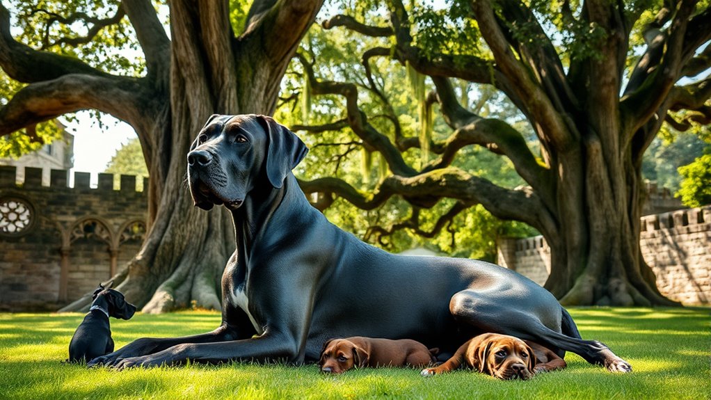 Deutscher Mastiff mit reichem Erbe
