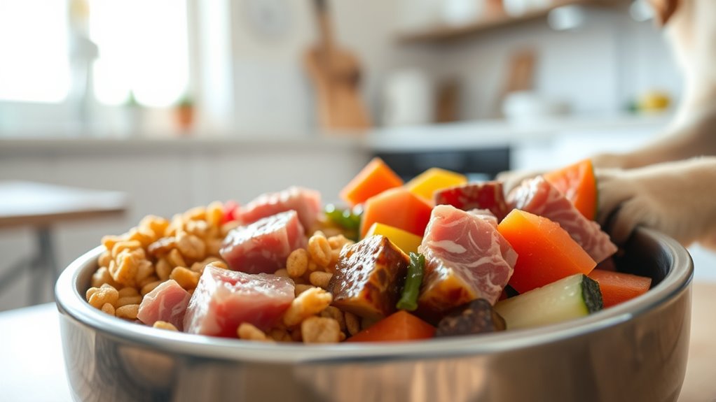 langsam die Hundefütterung umstellen