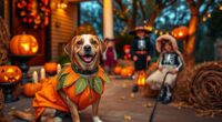 Sicherheit bei Hunde-Kostümen zu Halloween