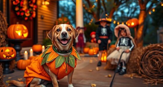 Sicherheit bei Hunde-Kostümen zu Halloween