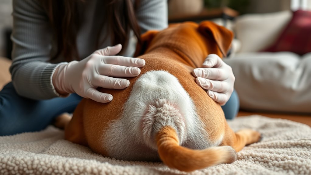 Die häusliche Pflege verhindert analische Probleme