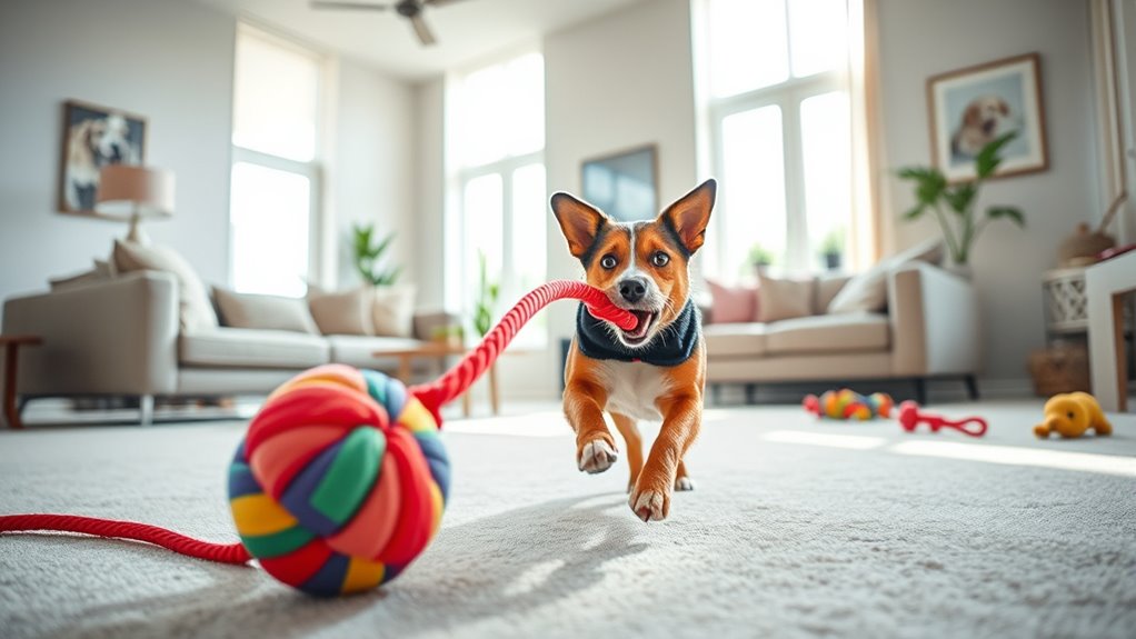 Indoor-Hundespiel-Sicherheit