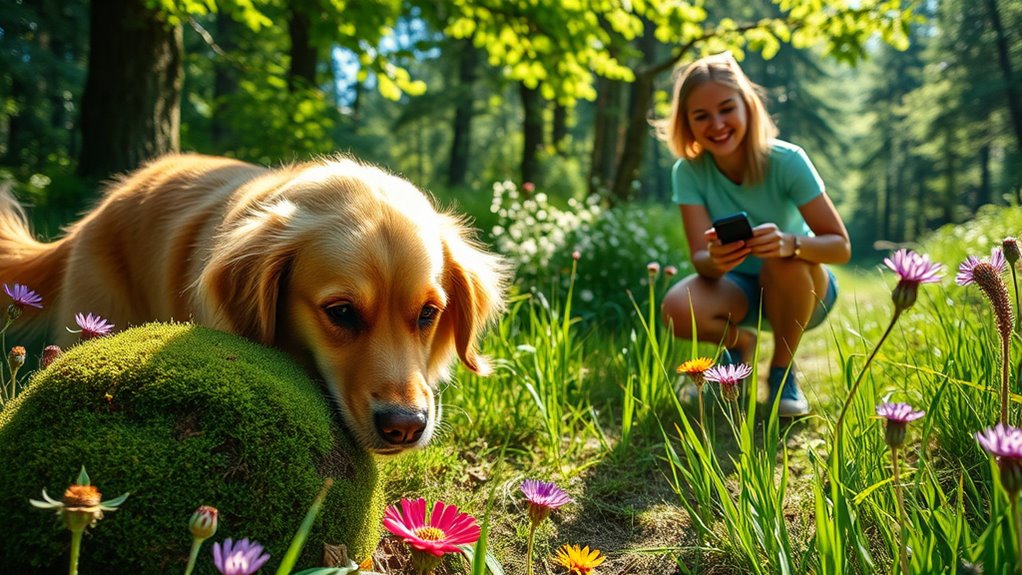 Hunde im Freien sicher halten