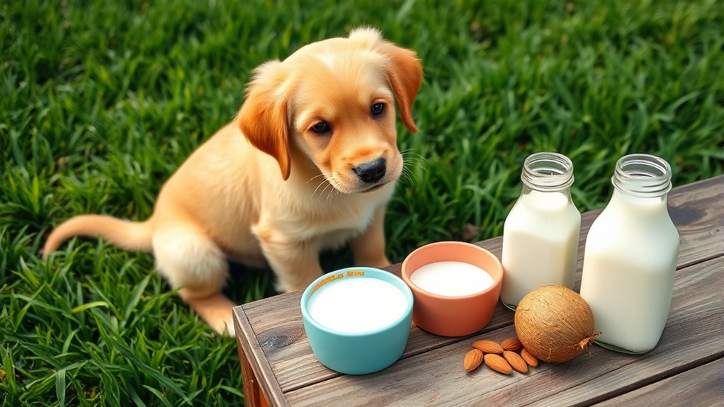 laktosefreie Hundemilchalternativen