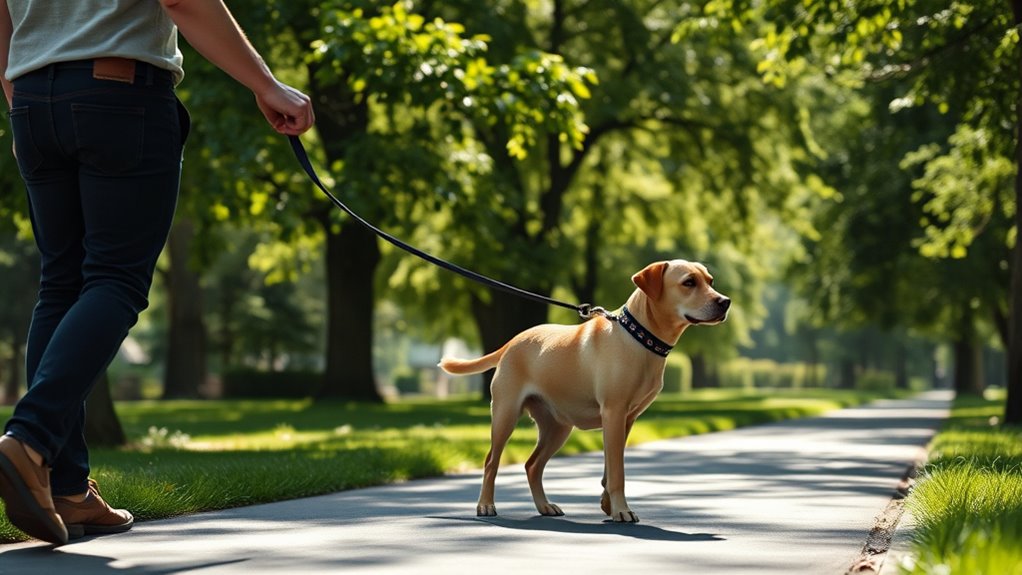 Leinenführigkeitstraining mit Geduld