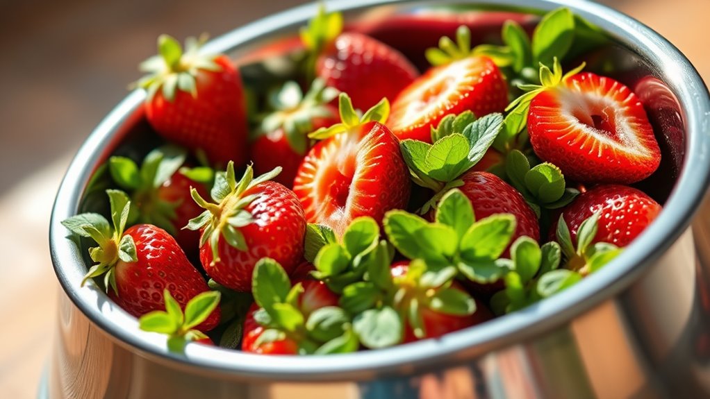 Moderate Erdbeerfütterungsrichtlinien