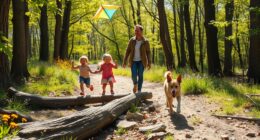 Ideen für Outdoor-Spiele für Spaziergänge