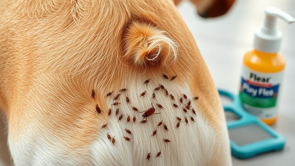 Hauptsächlich frei verkäufliche Flohbehandlungen