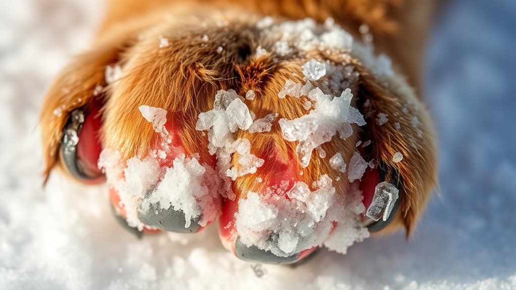 Anzeichen für Reizung der Pfote bei Haustieren