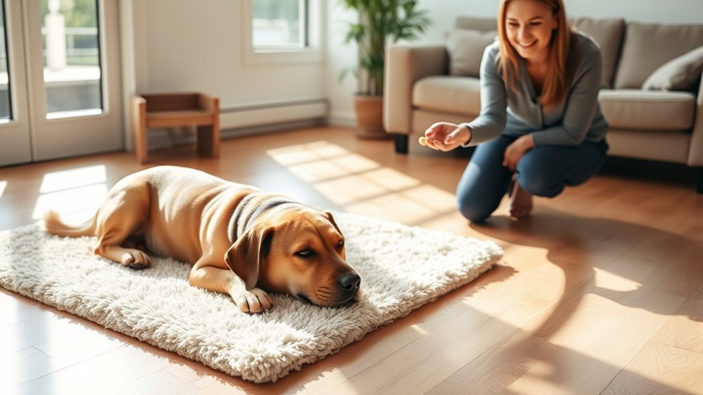 positive Verstärkung fördert Ruhe