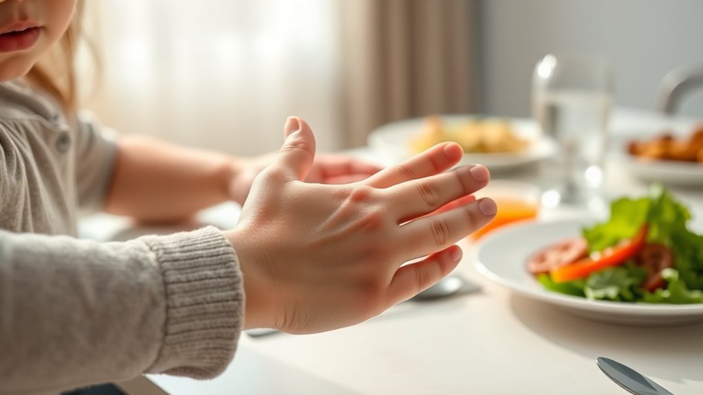 richtige Händewaschung und -trocknung