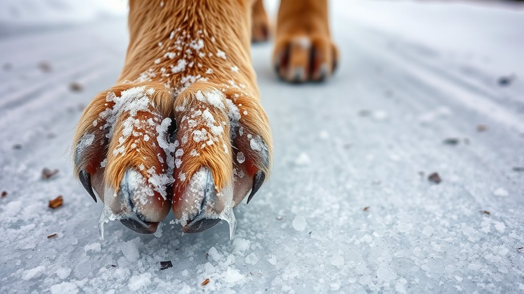 Schütze die Pfoten deines Haustiers vor Wintergefahren