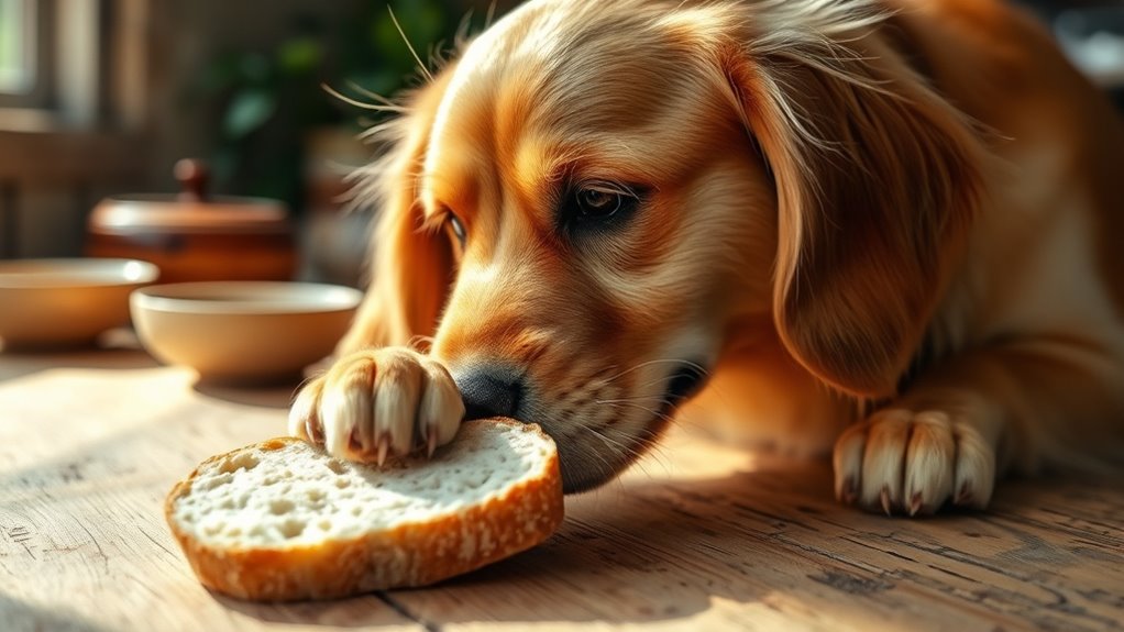 Risiken, Hunde Brot zu füttern