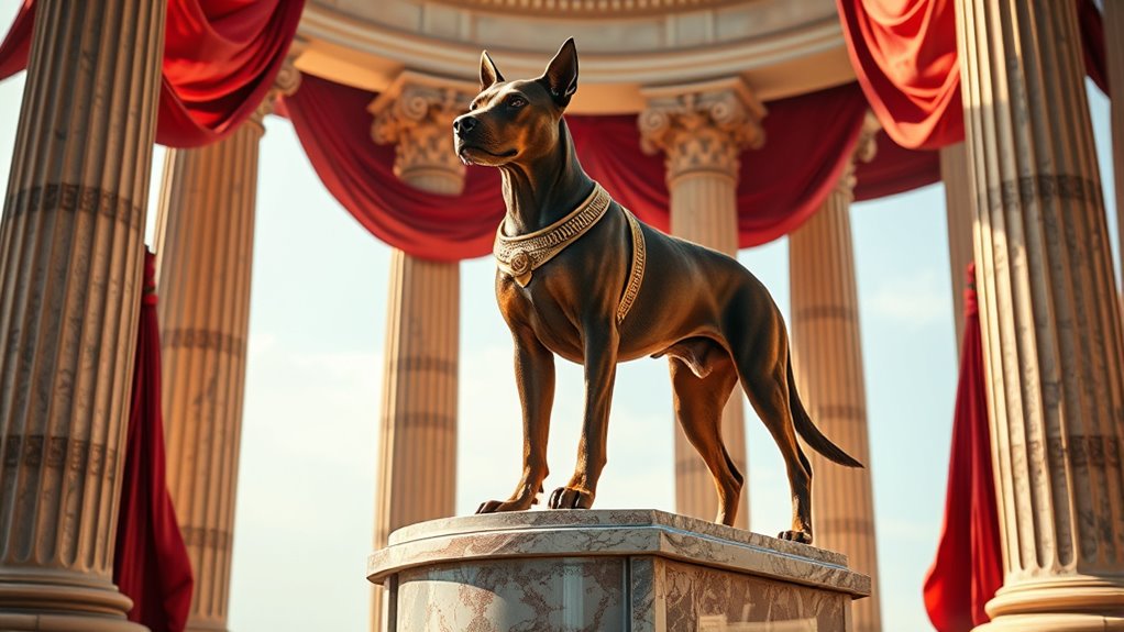 römische Götter verkörpern Stärke, Eleganz