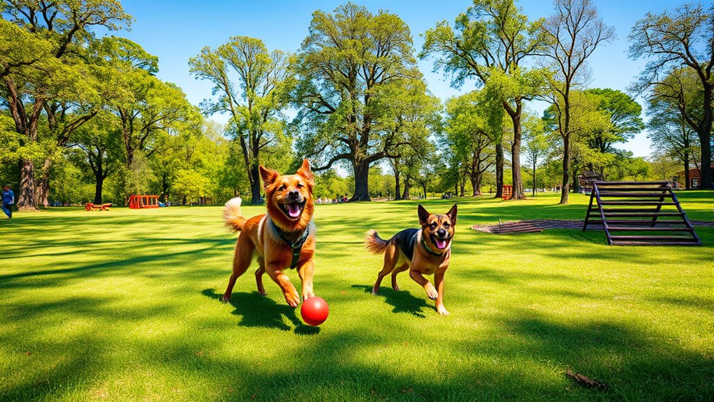 sichere, geräumige Freilaufflächen