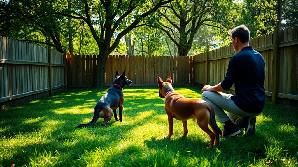 sicheres, eingeschlossenes Trainingsgebiet