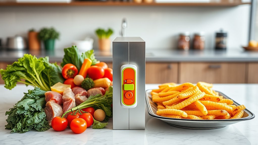 Trennen Sie rohe und gekochte Lebensmittel