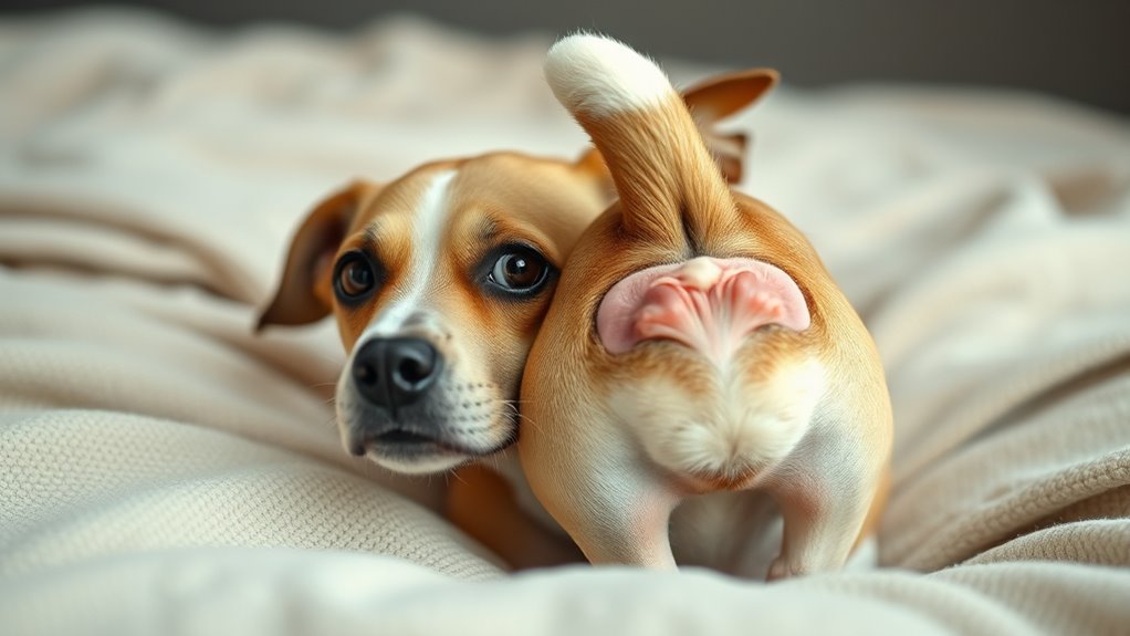 Anzeichen für Probleme mit den Analdrüsen