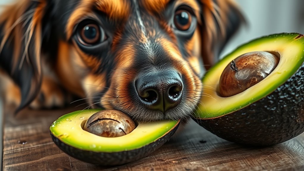 Anzeichen einer Avocado-Vergiftung