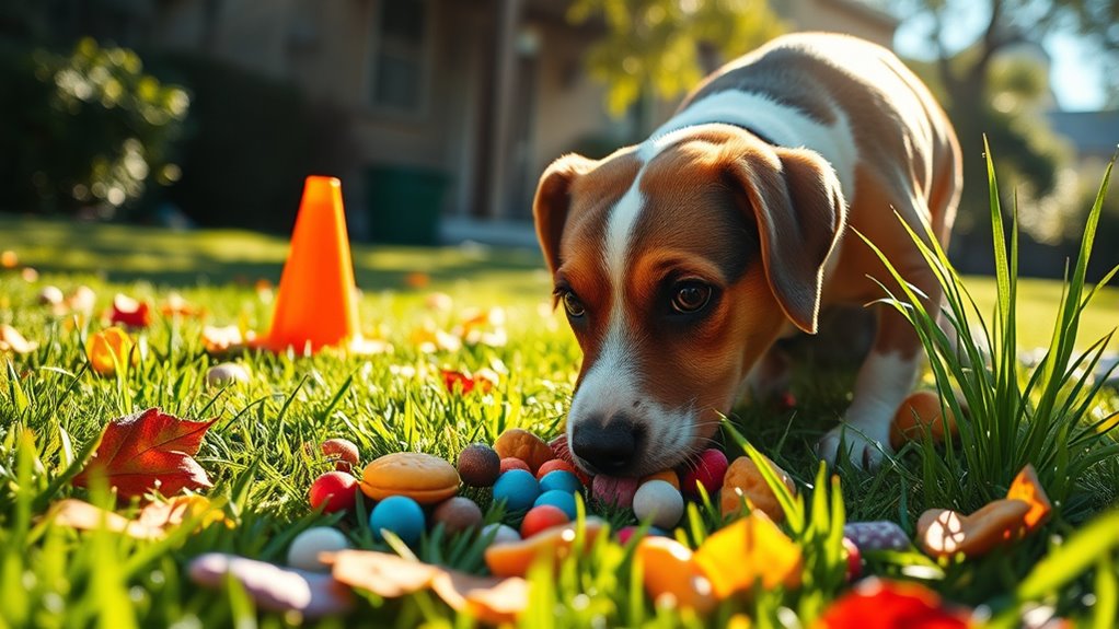 ein einfaches duftbasiertes Verstecken und Suchen