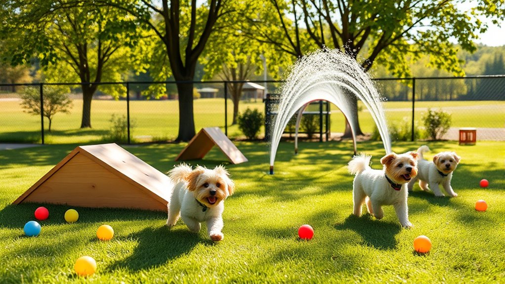kleine hundefreundliche Spielplätze