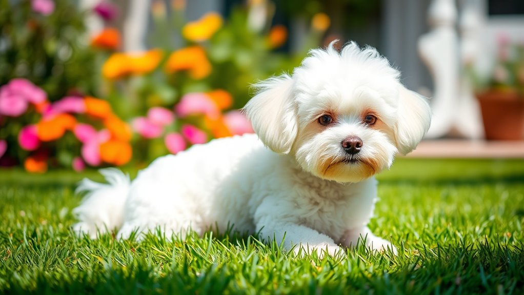 kleiner freundlicher pflegeleichter Hund