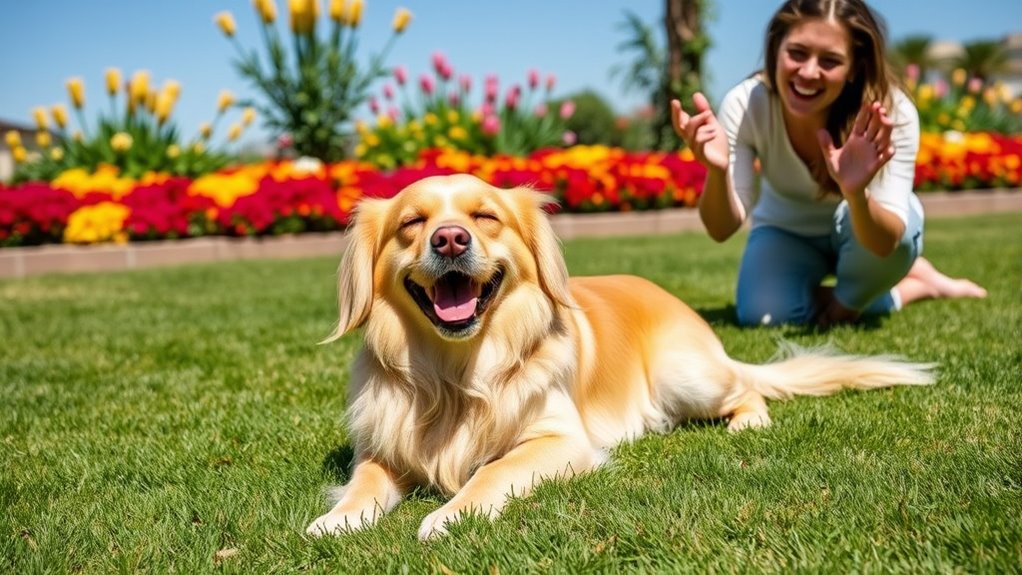 Ihren Hund dazu bringen, sich zu rollen