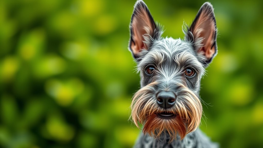 achtamer, energischer kleiner Wachhund