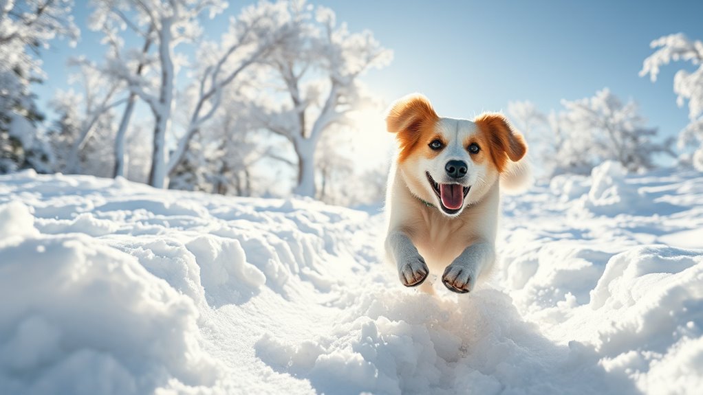 Winterhund-Aktivitäten und -Pflege