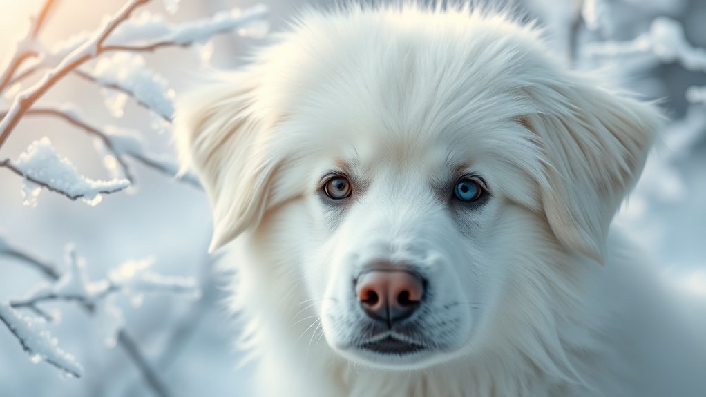 winterinspirierte eisige Hundennamen