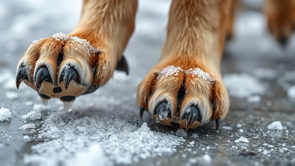 Winterpflegemaßnahmen für die Pfoten