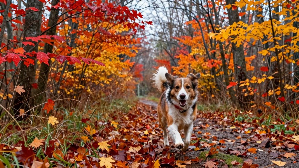 Herbstliche Pflege für Hunde im Freien