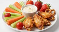 ausgewogene Snacks und Mahlzeiten