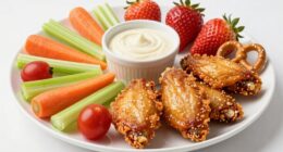 ausgewogene Snacks und Mahlzeiten