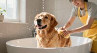 Hund zu Hause baden
