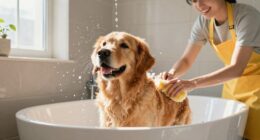 Hund zu Hause baden