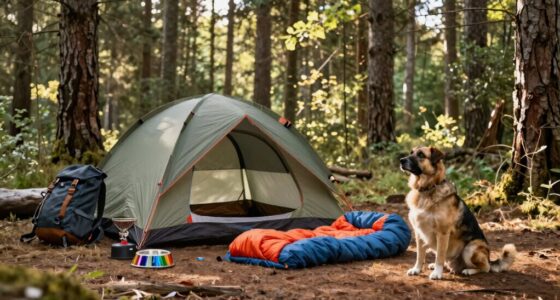 Campingausrüstung für Hunde