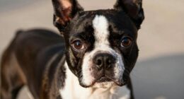charmanter kompakter Boston Terrier