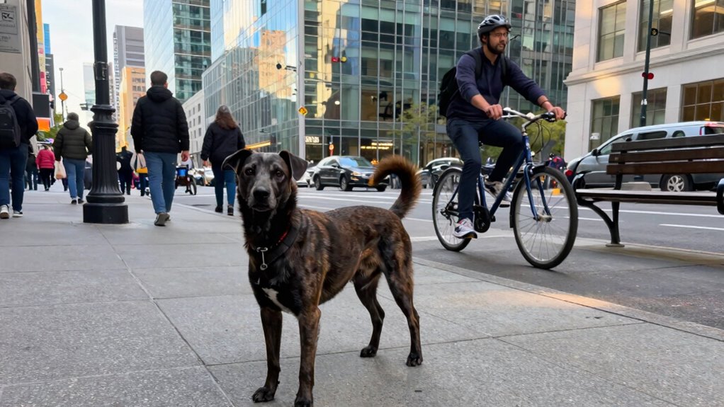 Stadt Hund Sicherheit und Sozialisierung