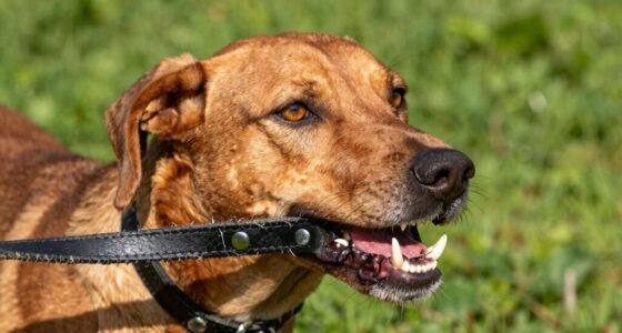 Hund beißt an Leine Verhalten