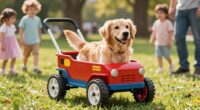 Hunde-Wagen für Mobilitätsunterstützung
