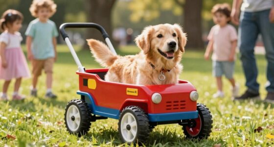 Hunde-Wagen für Mobilitätsunterstützung