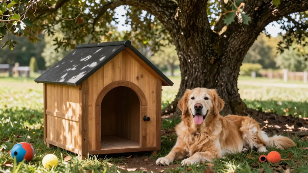 Hundehütte Komfort und Sicherheit