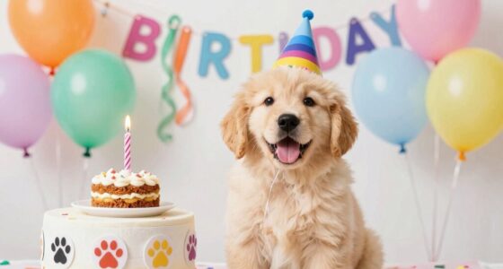 Hunds erster Geburtstagsfeier