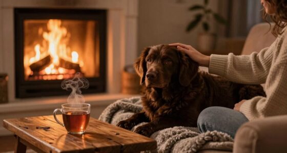 Abend-Hund-Bettgeh-Routine