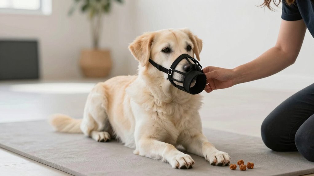 Allmähliches positives Maulkorbtraining