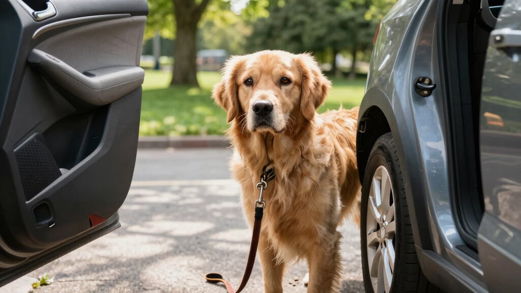 Hunde dabei helfen, Autoangst zu überwinden